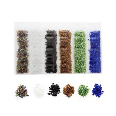 수제 수지 유리 금형 깨진 장식 아트 UV 크리스탈 보석 필러 네일 공예 DIY 충전 에폭시 만들기, Style 05, 1개