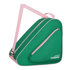 아이스 & 롤러 스케이트용 스케이트 백 사이드 포켓 및 조절 가능한 스트랩 포함 유니 그린, 초록색