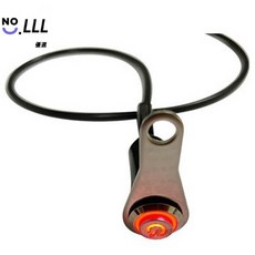 LED 摩托車開關防水 12V 霧燈燈按鈕, 1個, 紅