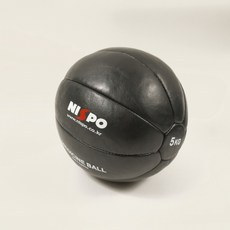 26년5월말 입고예정-니스포 메디신볼 천연가죽 5kg, 천연가죽 메디신볼 5kg, 1개