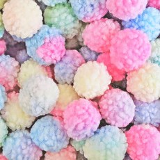 COZY-CAT 帽子小精靈絨毛玩具, 1個, 5CM彩色毛球(隨機出貨不挑款)