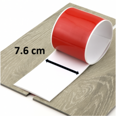 평몰딩 pvc걸레받이 몰딩 붙이는 문턱 몰딩 굽도리, 1개, 흰색 1m x 7.6cm