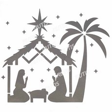 ST-CU2-0085型染版 蝶古巴特DIY簍空模板 塗鴉模版 繪畫模版，輕鬆打造獨特風格，適用多種材質, 1個, ST-CU2-0085