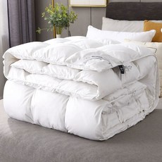 구스다운이불 호텔식 호텔침구 구스다운 힐튼, 화이트