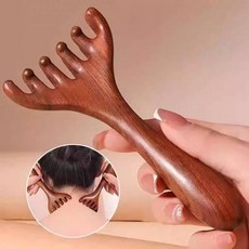 두피 마사지기 괄사 빗형 지압기 머리 안마기 셀프 케어 두피관리 마사지도구, 단일상품1, 1개