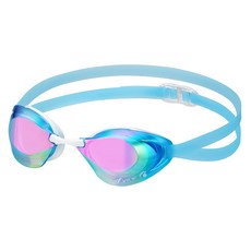 뷰 수경 V250ASAM 미러렌즈 Blade NX 스와이프 국제수영연맹 인증 물안경, 1개, AMP