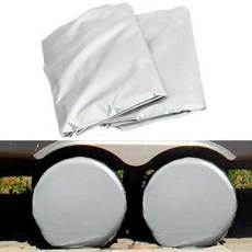 조각 방수 자동차 트럭 캠핑카 트레일러 타이어 커버 휠 보호, 1개, 2. 파란색