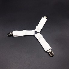 床單固定夾 防滑床單扣, 白色(單條), 1個