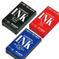 플래티넘 잉크 카트리지 1팩 (10개입), 흑색, 1개, 블랙