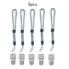 Insta360 X4 핸드 손목 스트랩 1/4 나사 커넥터가있는 미끄럼 방지 분실 끈 로프 액세서리, 03 gray 5pcs