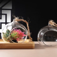 mj샾 테라리움 투명볼 5쌍 투명볼그릇, 8cm