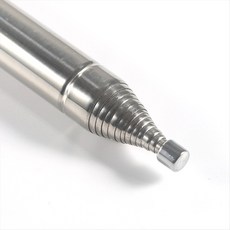 2pcs 5.6m M10 채찍 안테나 풀 라디오 용 긍정적 인 채찍 안테나 텔레 스코픽 안테나 DIY 단파 안테나, 은