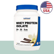 뉴트리코스트 프로틴 wpi 보충제 파우더 분말 바닐라, 30g