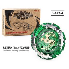 對戰陀螺 爆裂爆旋鋼鐵戰斗第4代合金爆裂陀螺玩具雙向拉尺發射器說明書143, 1個, 陀螺+双向拉尺发射器132G