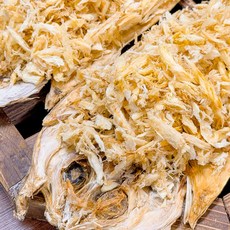햇살받아 부드러운 황금빛 파지 황태채, 1개, 300g