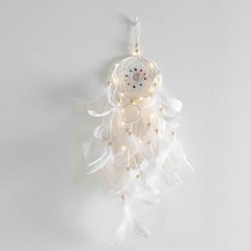 LED 자개 드림캐쳐 아이방꾸미기, 화이트