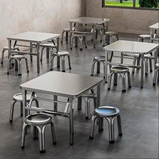 두꺼운 스테인레스 접이식 테이블 가정용 식탁 상업용 바베큐 화덕, 1인용, 직각 120x60x72 높이-스테인레스 스틸 접이식 테