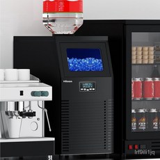 可到付【台灣熱賣 】製冰機 冰塊機 家用製冰機 冰塊 大型冰塊機 中大型台式家用全自動造冰機【定錢】, 40FT日產四十公斤-三十二冰格,自來水