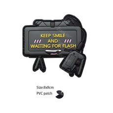 臺灣發貨- 新品魔術貼補丁Q版武器貼章魔術貼膠章橡膠徽章 3D PVC 滴塑工藝超多細節徽章士氣包貼, PVC patch  27