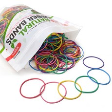 루시피 레인보우 열펌 파마 고무줄 300g (1100개입), 1세트