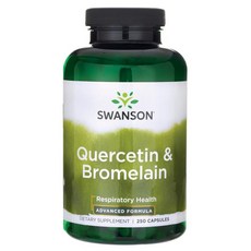 Swanson 斯旺森 檞皮素&鳳梨酵素膠囊, 250顆, 1罐