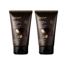 Cocoon 코쿤 커피 페이스 스크럽 묵은 각질 제거 tay da chet mat [ New ], 2개, 150ml