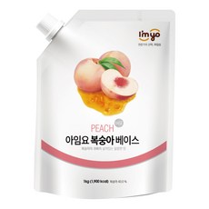 아임요 복숭아 베이스 1kg, 3개