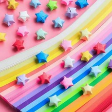 띠 세트 DIY 핸드메이드 양면 종이접기 별접기 DIY 종이, 27색 2060매