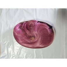 幸運星 全頂式假髮 紫色長捲髮 日系空氣瀏海 Cosplay 角色扮演假髮套, 1個, 紫假髮一頂/沒有帽子