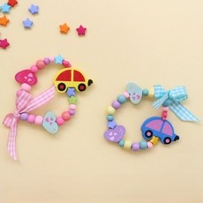 교통기관 자동차 비즈 팔찌 만들기 DIY 키트 (10인 세트), 1개