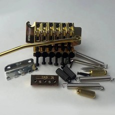 윌킨슨 일렉트릭 기타 더블 잠금 트레몰로 시스템 브리지 스트링 너트 블랙, 1개