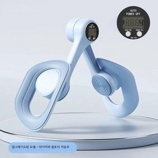 다리 운동기구 허벅지 골반저근 가정용 근육 강화 운동기 스프링 로프 운동기구, 1개, 업그레이드된 다기능 모델 - 블루
