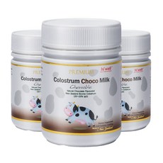 hi well Premium Colostrum Choco Milk 하이웰 뉴질랜드 프리미엄 콜로스트럼 초유 초코맛 1200mg 120정3팩, 120정