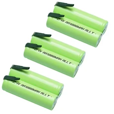 필립스 노렐코 바디 그루머 포일 트리머 교체 배터리 습식 또는 건식 2.4V NI-MH BG2028 XA2029 1800mAh, 03 3pcs