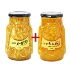 제주 레몬차 1kg+한라봉차 1kg, 단품
