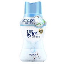 蘭諾 Lenor 衣物芳香豆 浮白純棉 日本銷售第一 持久清新 鎖香技術, 1個, 180ml