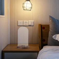 투명 장식 유리 클로체 식물 및 꽃 거치대 다육 테라리움, 08 Brown F