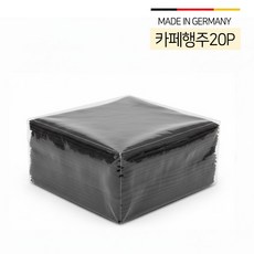 홈밸류언스 대영 독일 비스코스 100% 카페 부직포 행주 블랙, 20개