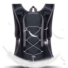 자전거 백팩 방수 수납 가방 라이더 초경량 밀착 소품보관 백, 분홍