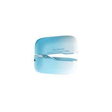 Woori 漸層磁吸暖手寶 網美系雙色漸層 雙面暖手器 一分二充電暖手寶 五檔調溫, 蘇打汽水(白藍), 磁吸暖手寶