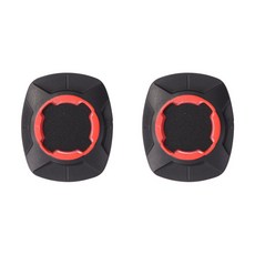 충격 흡수 기능이 있는 자전거 핸들바 거치대 MTB 오토바이 홀더 라이딩 안전 브래킷, Red Patch 2PCS