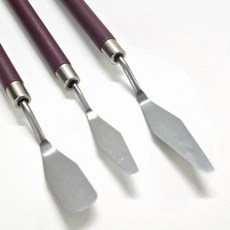 미술 페인팅 아트나이프 스파츌라 팔레트 유화 아크릴 혼합, 1개