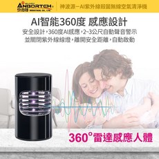 【安伯特】神波源 AI紫外線殺菌 車用空氣清淨機 R3D197
