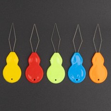 수예용품 바늘 실꿰기 도구 와이어 실 끼우개, 실끼우개 (랜덤 컬러), 1개, 컬러_실끼우개 (랜덤 컬러)