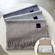 미스틱앤코 몽골 캐시미어 머플러 100 커플 목도리 선물용