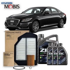 G80 DH 가솔린(휘발유) 3.3 (16-20년식) 순정필터+지크합성유 7L, 1개