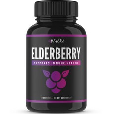 HAVASU NUTRITION 接骨木果膠囊, 1個, 60 件