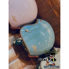 【Gear Base 吉兒基地】 摩德 MODER 安全帽 BELLE貝爾(小帽體)-亮光淺漠藍 復古帽, 1個