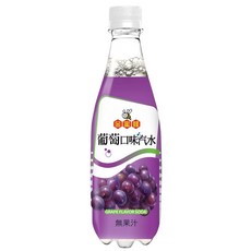 金蜜蜂 葡萄口味汽水 無果汁, 24個, 500ml