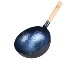 궁중팬 대형웍 볶음 냄비 중식당 조리 도구 볶음밥, 둥근 20cm 있음 폴리싱무늬